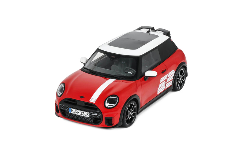 Chargez l'image dans la visionneuse de la galerie, MINI COOPER JCW 1965 VICTORY EDITION CHILI ROUGE 2026 OTTOmobile 1:18
