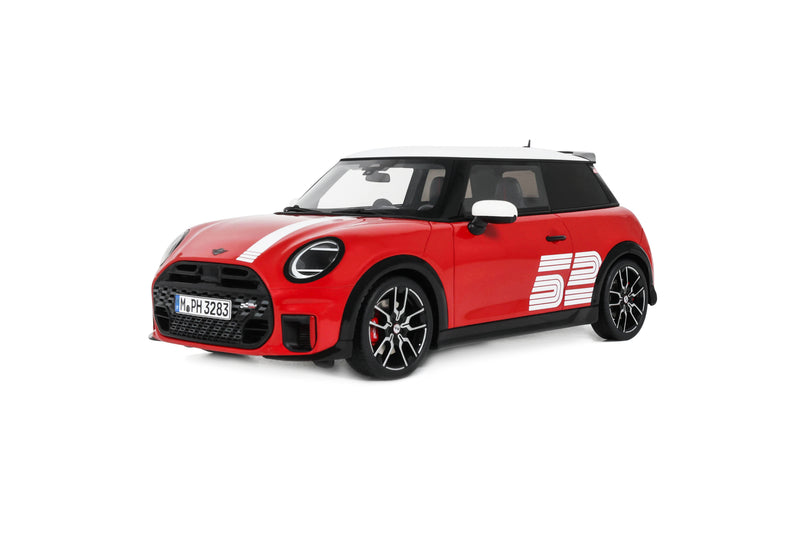 Chargez l'image dans la visionneuse de la galerie, MINI COOPER JCW 1965 VICTORY EDITION CHILI ROUGE 2026 OTTOmobile 1:18
