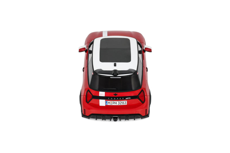Chargez l'image dans la visionneuse de la galerie, MINI COOPER JCW 1965 VICTORY EDITION CHILI ROUGE 2026 OTTOmobile 1:18
