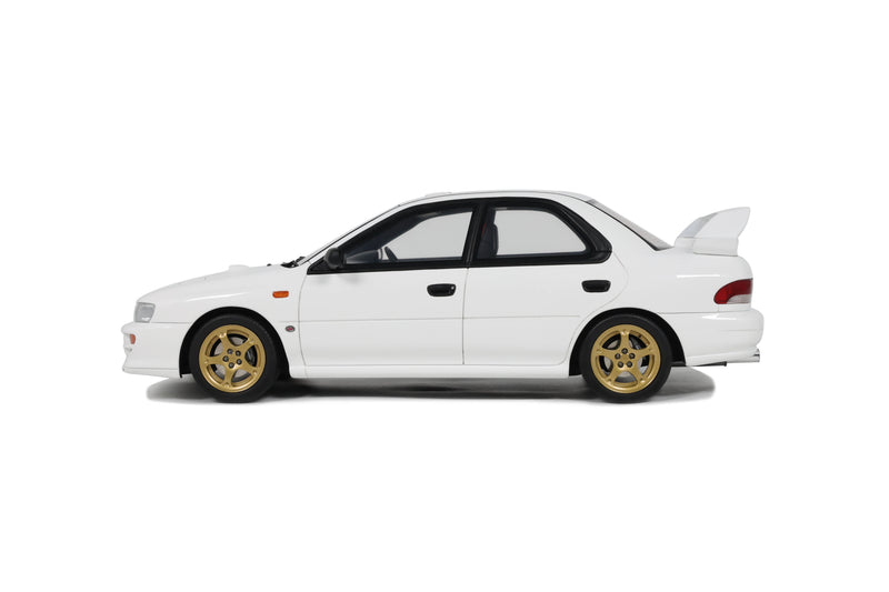 Load image into Gallery viewer, Subaru IMPREZA WRX TYPE RA STI PURE WHITE 2000 OTTOmobile 1:18

