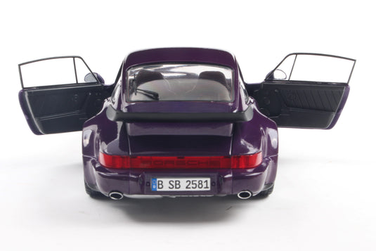 Porsche 911 (964) TURBO VIOLET BLUE METALLIC 1990 SOLIDO 1:18