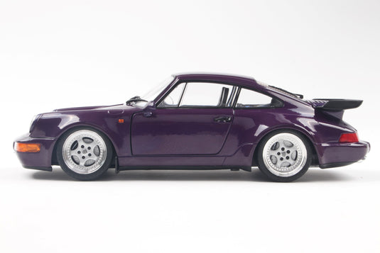 Porsche 911 (964) TURBO VIOLET BLUE METALLIC 1990 SOLIDO 1:18