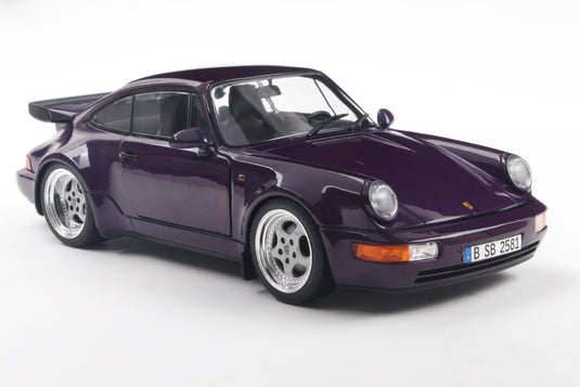Porsche 911 (964) TURBO VIOLET BLUE METALLIC 1990 SOLIDO 1:18