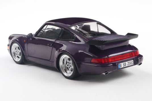 Porsche 911 (964) TURBO VIOLET BLUE METALLIC 1990 SOLIDO 1:18