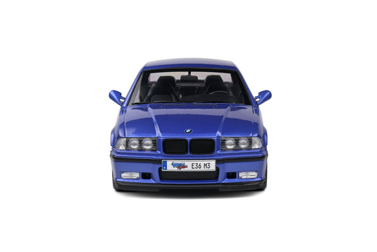 BMW M3 COUPE ESTORIL BLUE SOLIDO WORKS 1996 SOLIDO 1:18