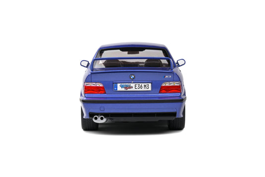 BMW M3 COUPE ESTORIL BLUE SOLIDO WORKS 1996 SOLIDO 1:18