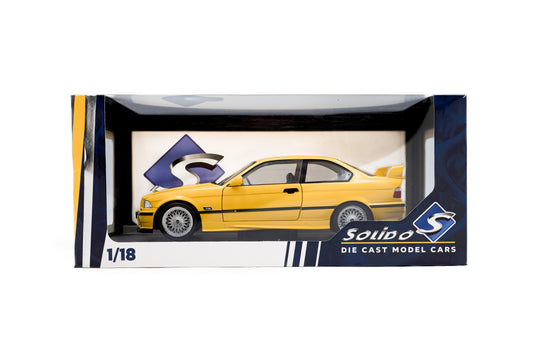 BMW M3 COUPE SOLIDO WORKS DAKAR GEEL 1991 SOLIDO 1:18