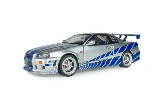 NISSAN SKYLINE GT-R (BNR34) 2FAST2FURIOUS BRIAN SOLIDO 1:18