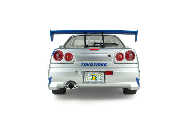 Load image into Gallery viewer, NISSAN SKYLINE GT-R (BNR34) 2FAST2FURIOUS BRIAN SOLIDO 1:18
