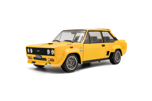 Fiat 131 ABARTH YELLOW 1980 SOLIDO 1:18