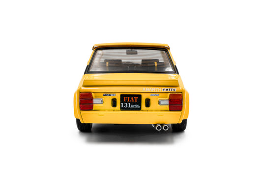 Fiat 131 ABARTH YELLOW 1980 SOLIDO 1:18