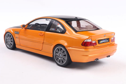 Bmw E46 M3 COUPE SOLIDO WORKS ORANGE 2000 SOLIDO 1:18