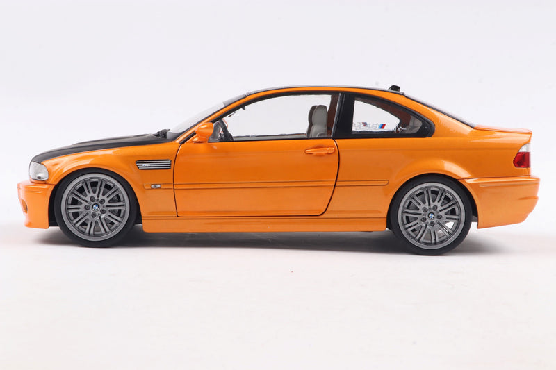 Load image into Gallery viewer, Bmw E46 M3 COUPE SOLIDO WORKS ORANGE 2000 SOLIDO 1:18
