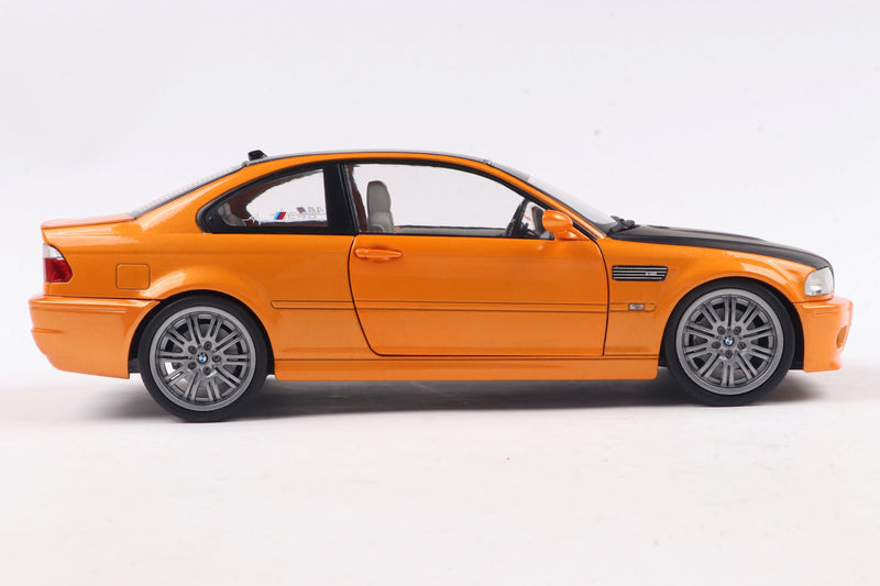 Load image into Gallery viewer, Bmw E46 M3 COUPE SOLIDO WORKS ORANGE 2000 SOLIDO 1:18
