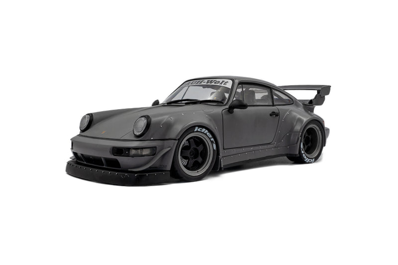 Load image into Gallery viewer, ‼️LIMITED EDITION‼️  Porsche RWB BODYKIT NARDO GREY 2024 + FIGURE SOLIDO 1:18
