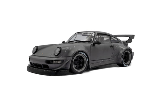 ‼️LIMITED EDITION‼️  Porsche RWB BODYKIT NARDO GREY 2024 + FIGURE SOLIDO 1:18