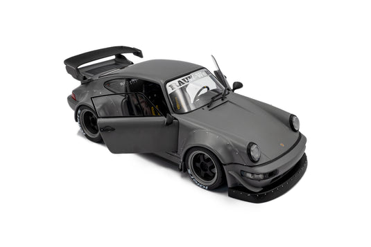 ‼️LIMITED EDITION‼️  Porsche RWB BODYKIT NARDO GREY 2024 + FIGURE SOLIDO 1:18