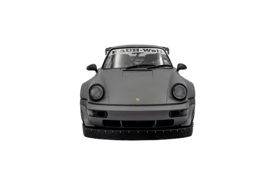 ‼️LIMITED EDITION‼️  Porsche RWB BODYKIT NARDO GREY 2024 + FIGURE SOLIDO 1:18