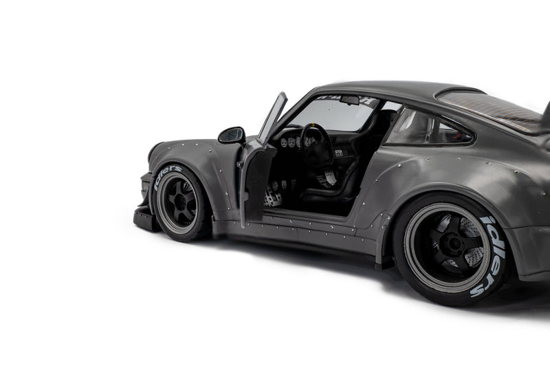 Load image into Gallery viewer, ‼️LIMITED EDITION‼️  Porsche RWB BODYKIT NARDO GREY 2024 + FIGURE SOLIDO 1:18
