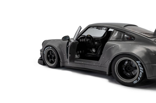 ‼️LIMITED EDITION‼️  Porsche RWB BODYKIT NARDO GREY 2024 + FIGURE SOLIDO 1:18