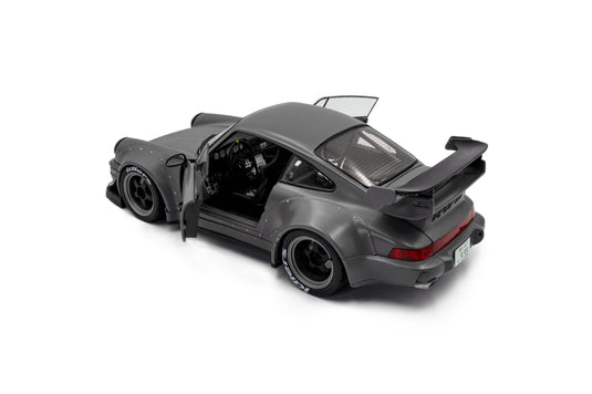 ‼️LIMITED EDITION‼️  Porsche RWB BODYKIT NARDO GREY 2024 + FIGURE SOLIDO 1:18