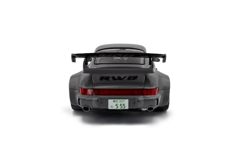 Load image into Gallery viewer, ‼️LIMITED EDITION‼️  Porsche RWB BODYKIT NARDO GREY 2024 + FIGURE SOLIDO 1:18

