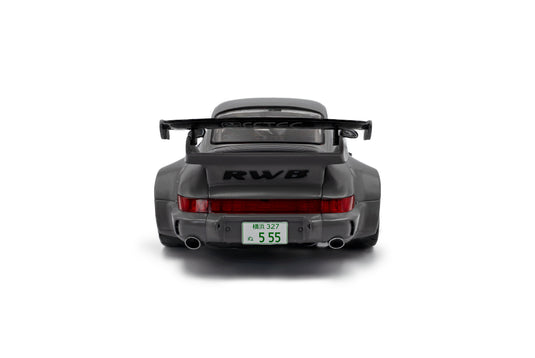 ‼️LIMITED EDITION‼️  Porsche RWB BODYKIT NARDO GREY 2024 + FIGURE SOLIDO 1:18