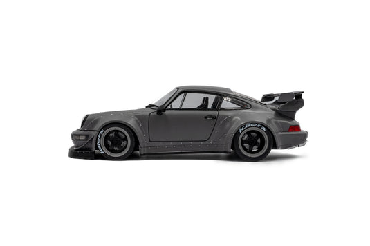 ‼️LIMITED EDITION‼️  Porsche RWB BODYKIT NARDO GREY 2024 + FIGURE SOLIDO 1:18