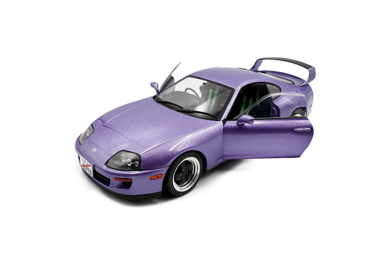 Laad de afbeelding in de Gallery-viewer, TOYOTA SUPRA MK4 (A80) SOLIDO WORKS PAARS 1993 SOLIDO 1:18
