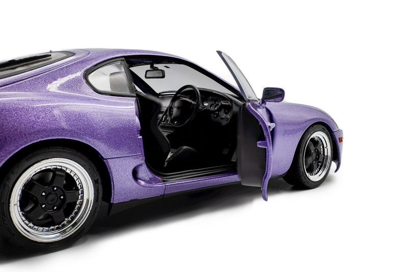 Laad de afbeelding in de Gallery-viewer, TOYOTA SUPRA MK4 (A80) SOLIDO WORKS PAARS 1993 SOLIDO 1:18
