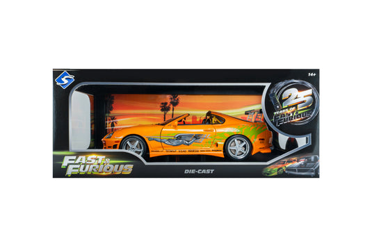 TOYOTA SUPRA MK4 (A80) FAST&FURIOUS 1 BRIAN OPEN DAK 2001 SOLIDO 1:18