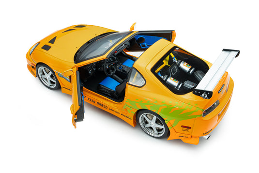 TOYOTA SUPRA MK4 (A80) FAST&FURIOUS 1 BRIAN OPEN DAK 2001 SOLIDO 1:18