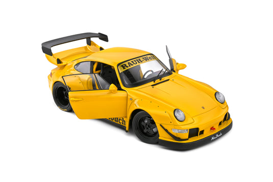 PORSCHE RWB BODYKIT MIDAS GEEL 2023 SOLIDO 1:18