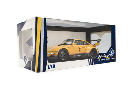 PORSCHE RWB BODYKIT CINDERELLA JAUNE 2020 SOLIDO 1:18