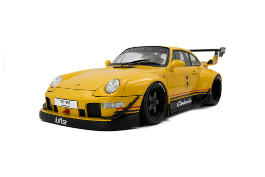 PORSCHE RWB BODYKIT CINDERELLA JAUNE 2020 SOLIDO 1:18