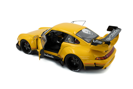 PORSCHE RWB BODYKIT CINDERELLA JAUNE 2020 SOLIDO 1:18