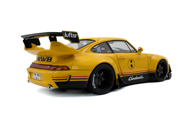 Chargez l'image dans la visionneuse de la galerie, PORSCHE RWB BODYKIT CINDERELLA JAUNE 2020 SOLIDO 1:18
