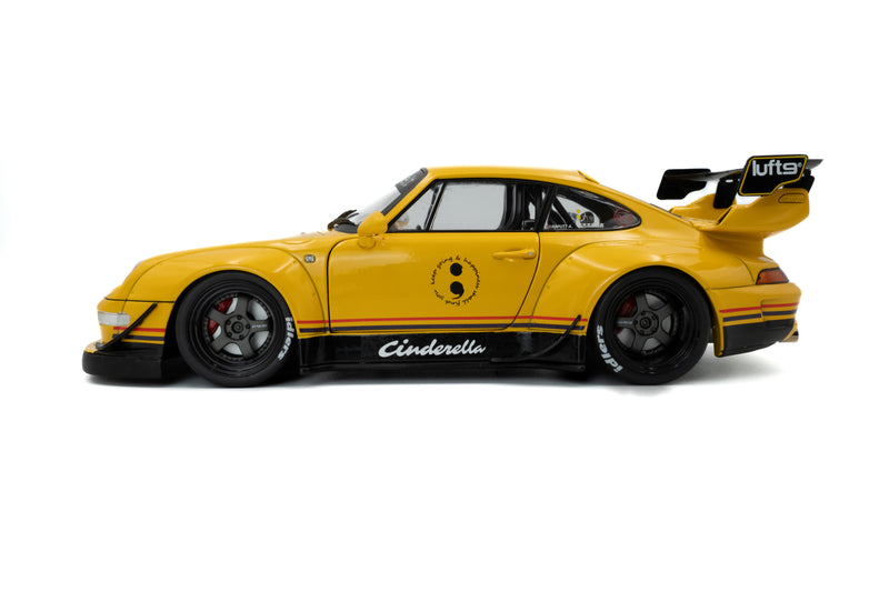 Chargez l'image dans la visionneuse de la galerie, PORSCHE RWB BODYKIT CINDERELLA JAUNE 2020 SOLIDO 1:18
