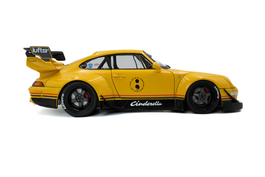 PORSCHE RWB BODYKIT CINDERELLA JAUNE 2020 SOLIDO 1:18