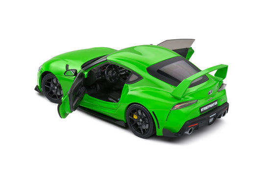 TOYOTA GR SUPRA SOLIDO WORKS WASABI CUSTOM GREEN 2023 SOLIDO 1:18