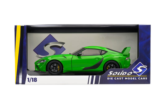 TOYOTA GR SUPRA SOLIDO WORKS WASABI CUSTOM GREEN 2023 SOLIDO 1:18