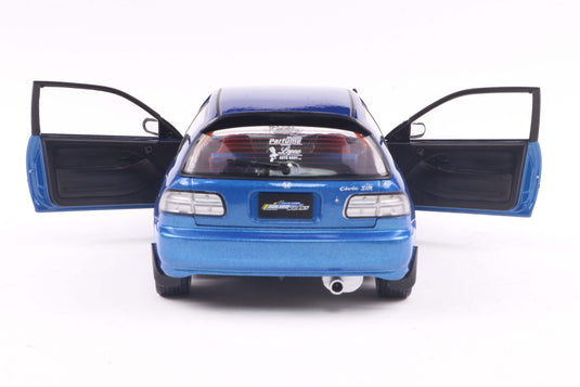 HONDA CIVIC (EG6) SOLIDO WORKS COBALT BLUE PEARL 1991 SOLIDO 1:18