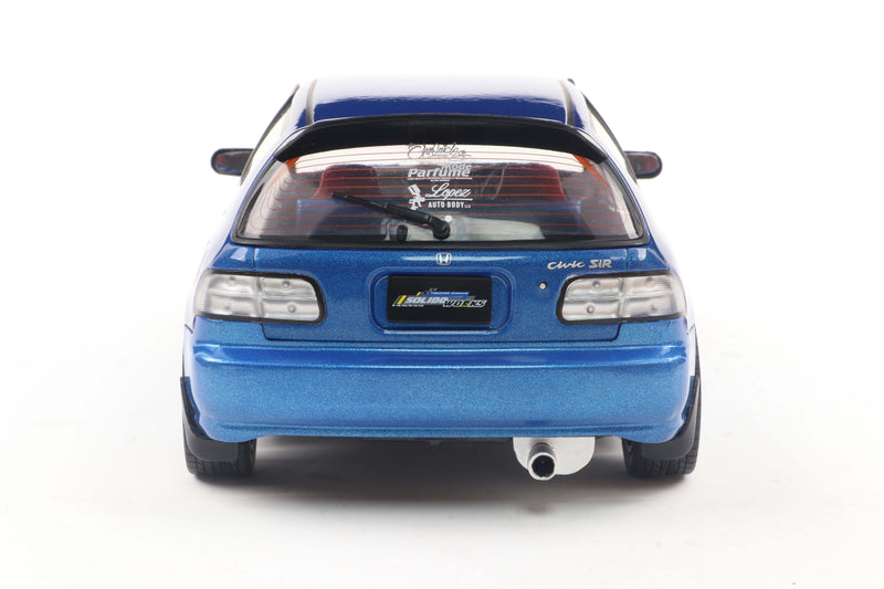 Load image into Gallery viewer, HONDA CIVIC (EG6) SOLIDO WORKS COBALT BLUE PEARL 1991 SOLIDO 1:18

