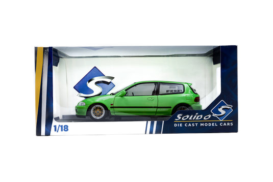 HONDA CIVIC (EG6) SOLIDO WORKS NEON VERT 1991 SOLIDO 1:18