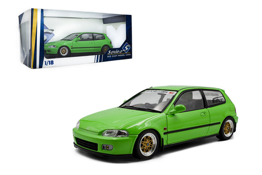 HONDA CIVIC (EG6) SOLIDO WORKS NEON VERT 1991 SOLIDO 1:18