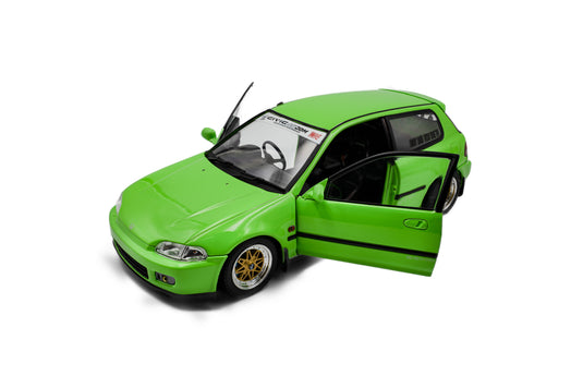 HONDA CIVIC (EG6) SOLIDO WORKS NEON VERT 1991 SOLIDO 1:18