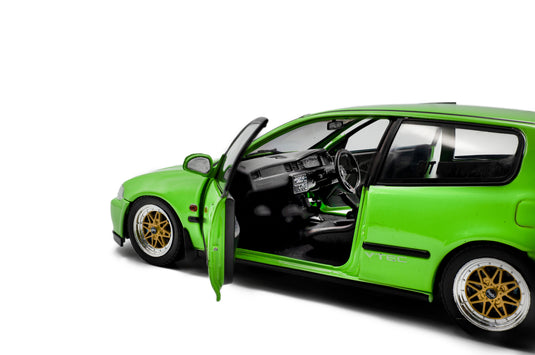 HONDA CIVIC (EG6) SOLIDO WORKS NEON VERT 1991 SOLIDO 1:18