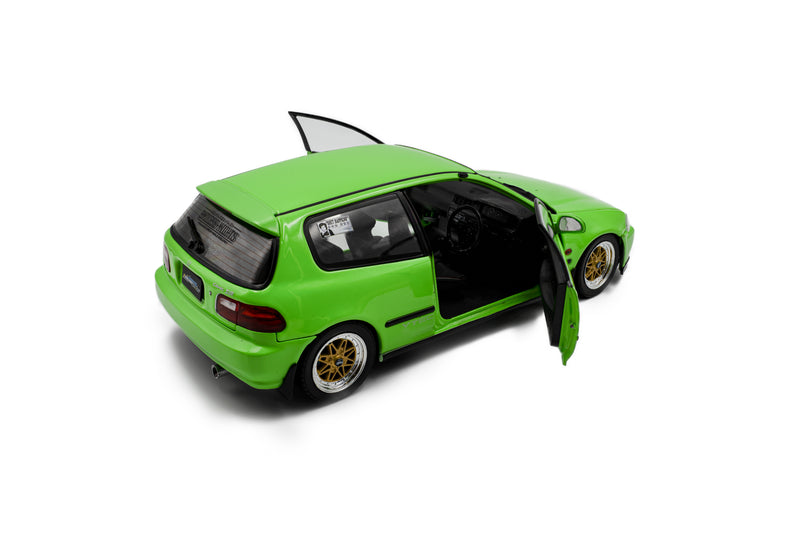 Chargez l'image dans la visionneuse de la galerie, HONDA CIVIC (EG6) SOLIDO WORKS NEON VERT 1991 SOLIDO 1:18
