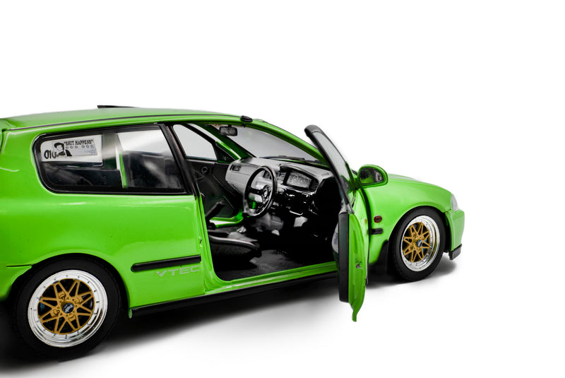 Chargez l'image dans la visionneuse de la galerie, HONDA CIVIC (EG6) SOLIDO WORKS NEON VERT 1991 SOLIDO 1:18
