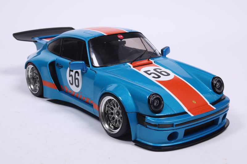 Load image into Gallery viewer, Porsche KS-R BY KHYZYL SALEEM METALLIC BLUE RACER 2026 SOLIDO 1:18
